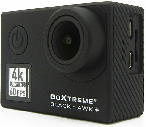 EasyPix GoXtreme Black Hawk+ Action Camera 4K Ultra HD Υποβρύχια (με Θήκη) με Οθόνη 2" και Wi-Fi Μαύρη