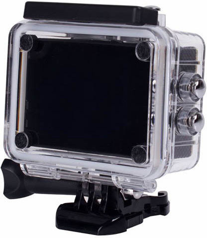DV124 Action Camera 4K Ultra HD Υποβρύχια (με Θήκη) και Wi-Fi Μαύρη