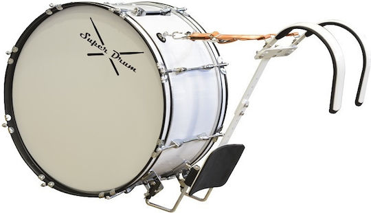 Super Drum Tobă De Paradă Super Drum 22"x12" 22" În Culoare Argintie