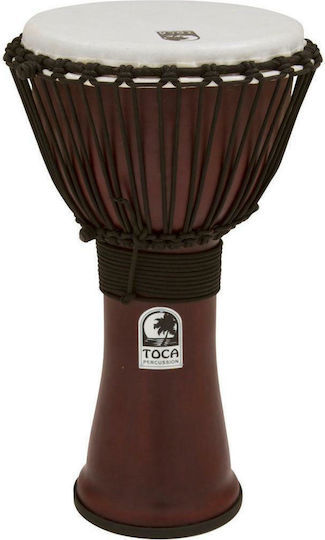 Toca Percussion Freestyle II Djembe Mit Seil - Spun Copper 10 Zoll mit Stimmmechanismus