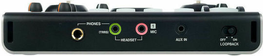 Tascam MiNiStudio Creator US-42 Εξωτερική Επαγγελματική Κάρτα Ήχου με Σύνδεση USB Black