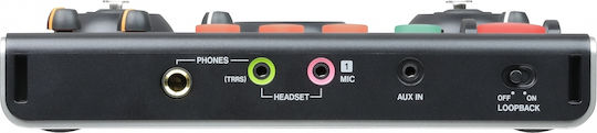 Tascam MiNiStudio Creator US-42 Εξωτερική Επαγγελματική Κάρτα Ήχου με Σύνδεση USB Black