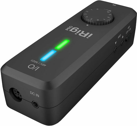 IK Multimedia iRig Pro I/O Εξωτερική Επαγγελματική Κάρτα Ήχου με Σύνδεση USB, Lightning