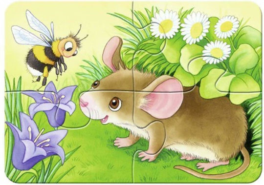 Kinderpuzzle Tiere im Garten für 2+ Jahre alt+ Jahre 20pcs Ravensburger