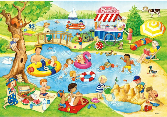 Παιδικό Puzzle Στη Λίμνη για 4+ Ετών 48pcs Ravensburger