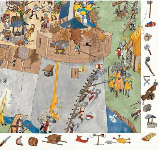 Puzzle pentru Copii Castel pentru 5+ Ani 100buc Djeco