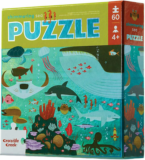 Kids Puzzle Sea bottom for 4+ years old+ Years 60pcs Crocodile Creek