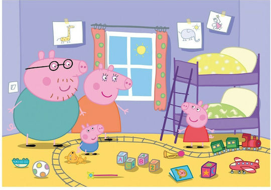 Παιδικό Puzzle Peppa Pig για 4+ Ετών 60pcs Clementoni