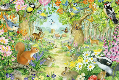 Kids Puzzle Animals in The Forest 100pcs Schmidt Spiele