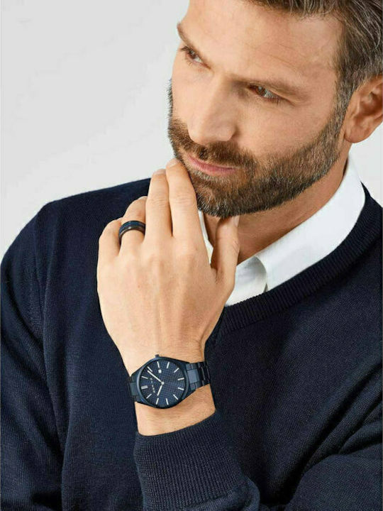Bering Time Ultra Slim Ρολόι Μπαταρίας με Μεταλλικό Μπρασελέ