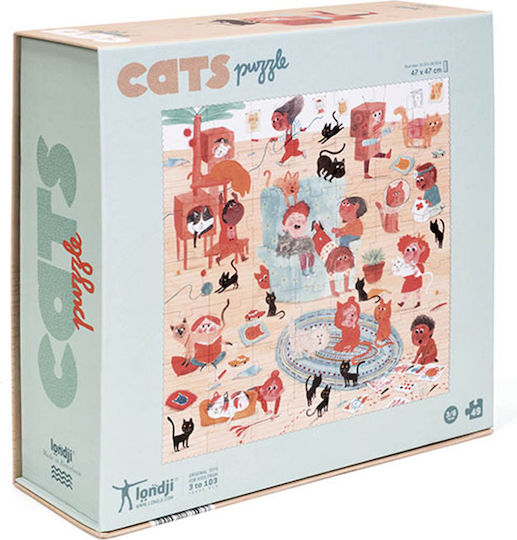 Kids Puzzle Cats for 3++ Years 49pcs Londji