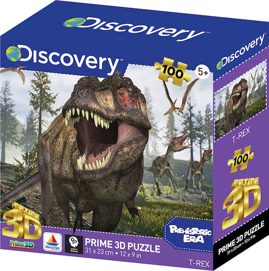 Kinderpuzzle Tyrannosaurus Rex für 5+ Jahre+ Jahre 100pcs Prime 3D