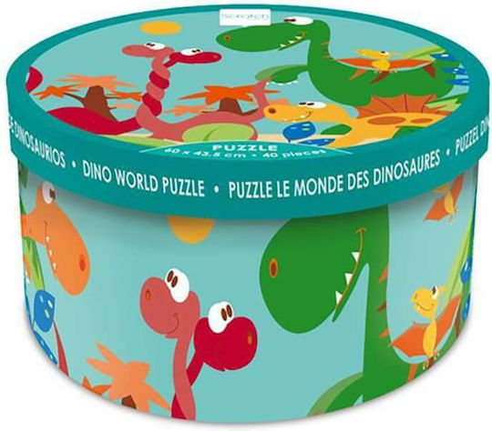 Παιδικό Puzzle Dinosaurs για 4+ Ετών 60pcs Scratch Europe