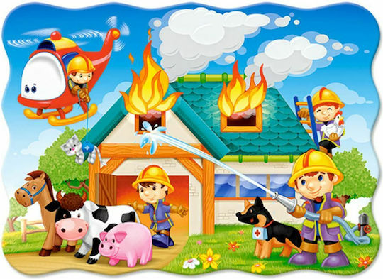 Kids Puzzle Fire Brigade in Action for 4++ Years 30pcs Castorland