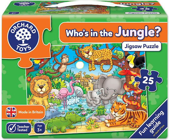 Παιδικό Puzzle Who's in the Jungle? για 3+ Ετών 25pcs Orchard