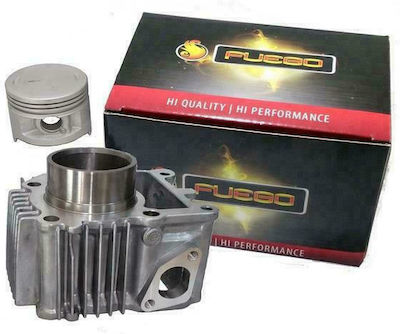 Fuego Racing Motorcycle Pistons & Cylinders Set 49mm for Yamaha Crypton R 49mm Cylinder Piston Set