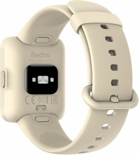 Xiaomi Redmi Watch 2 Lite 42mm Wasserdicht mit Pulsmesser (Beige)