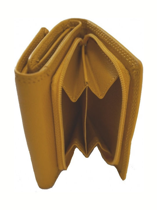 335 Small Leather Women's Wallet Classic Yellow