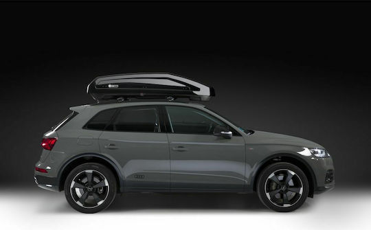 Modula Evo Автомобилен Багажник За Покрив С Двойно Отваряне 550л Черен Лъскав