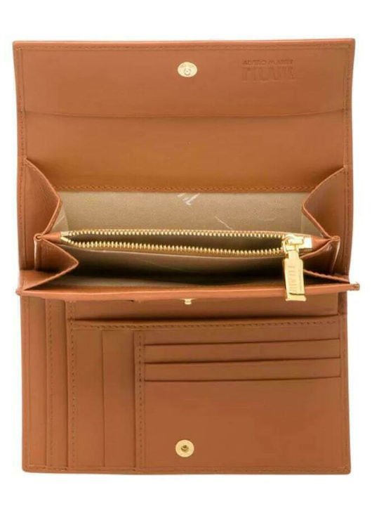 Large Women's Wallet Classic Tabac Brown