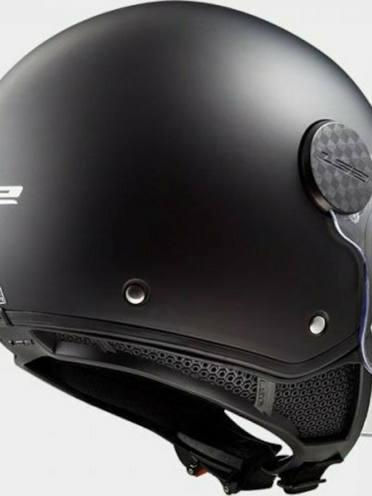 LS2 Sphere Lux OF558 Solid Matt Black Motorcycle Helmet Jet ECE 22.05 1000gr