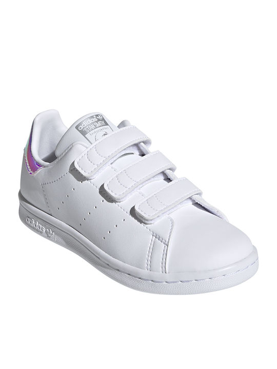 Stan Smith STAN SMITH CF C Kids Sneakers with Scratch Cloud White / Silver Metallic