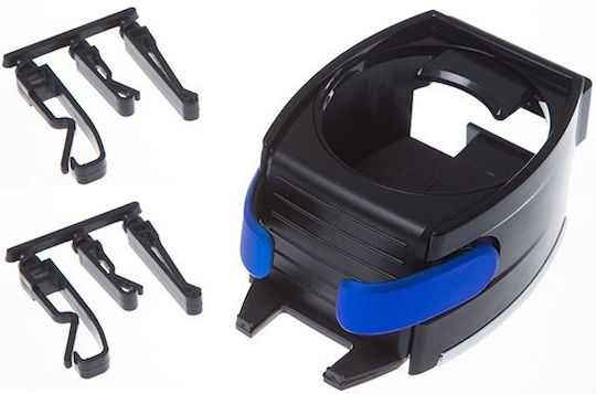 Car Cup Holder KHOD-AX-A8 with Mobile Mount 1 Position for AC Vents in Black Color