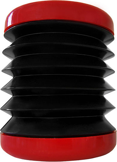 Auto Gs Car Cup Holder Harmonica 1 Position with Adhesive Tape in Red Color
