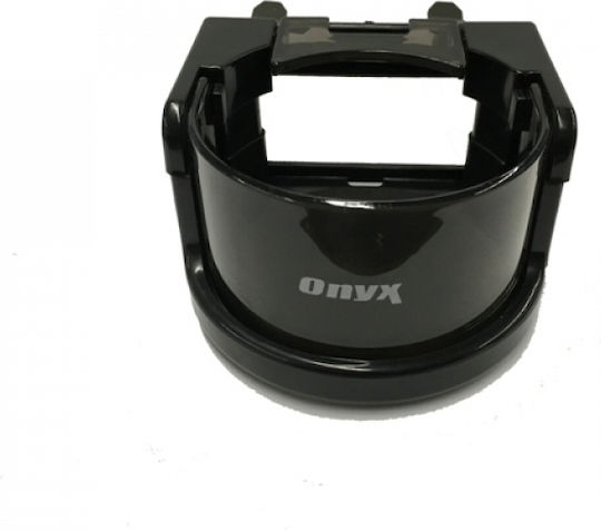 Autoline Car Cup Holder Onyx 1 Position for AC Vents in Black Color