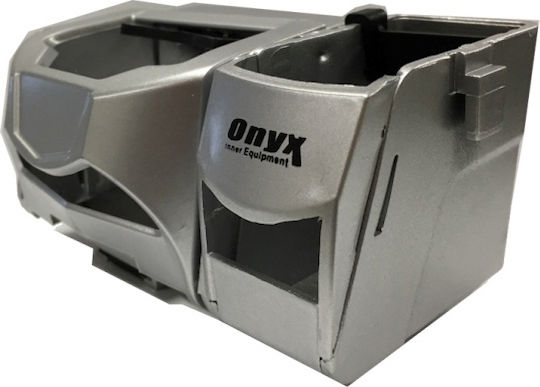 Autoline Ποτηροθήκη Αυτοκινήτου Onyx Πολλαπλής Χρήσης 1 Θέσης για Αεραγωγό σε Ασημί Χρώμα