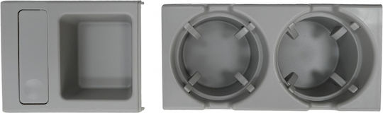 Carner Car Cup Holder Multiple use 2 Positions for Console BMW Series 3 E46 1999-2005 Gray