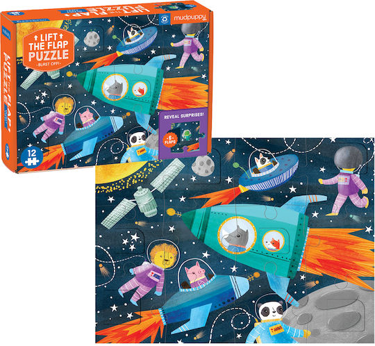Kids Puzzle Rocket 12pcs Mudpuppy