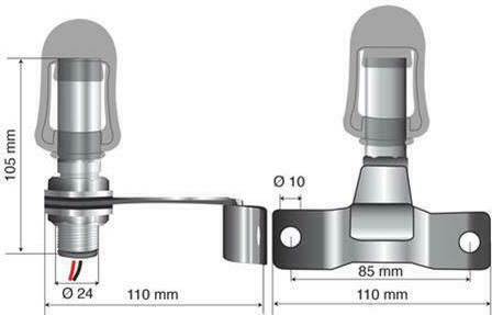 Lampa LKW-Ersatzleuchte Scheinwerferhalterung Halterung Fix-5 85mm