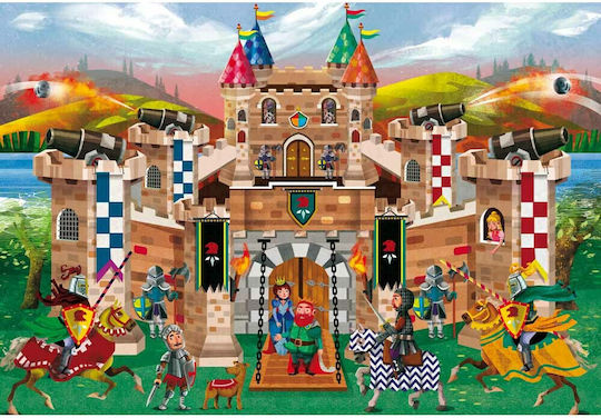 Kids Puzzle Knights The Brave Defenders of the Castle for 5+ years+ Years 2pcs Ellinoekdotiki