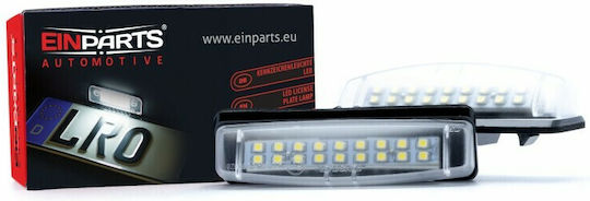 Einparts License Plate Lights Led for Mitsubishi Colt Toyota Camry 2pcs