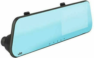 uGo UDC-1479 Σετ Καθρέπτης με Κάμερα DVR Αυτοκινήτου 1080P με Οθόνη με Κλιπ & Κάμερα Οπισθοπορείας