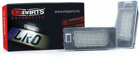 Einparts LED License Plate Lights BMW X6 2 Pieces