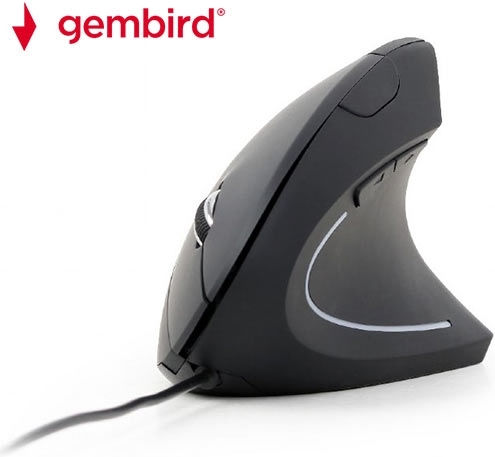 Gembird MUS-6B-01 Wired Mouse Black