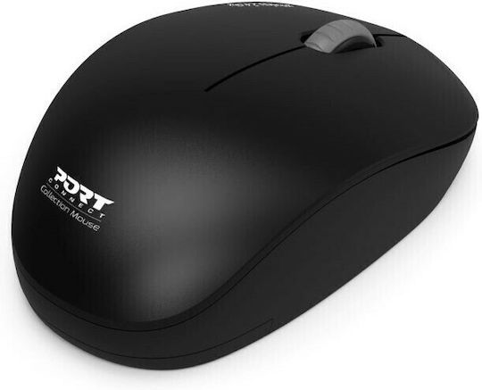 Port Designs Wireless Mouse Collection Ασύρματο Ποντίκι Μαύρο