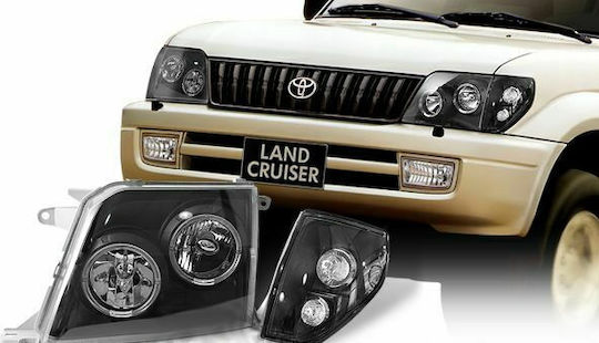 Front Lights Angel Eyes for Toyota Land Cruiser 2pcs