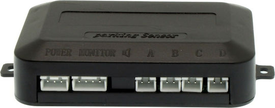 Car Parking System with Screen and 4 Sensors in White Color