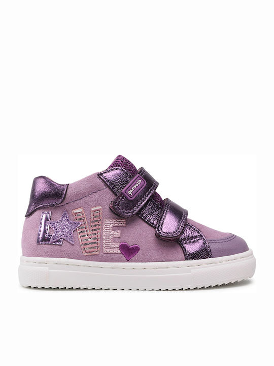 Kids Sneakers High Anatomic with Scratch Purple
