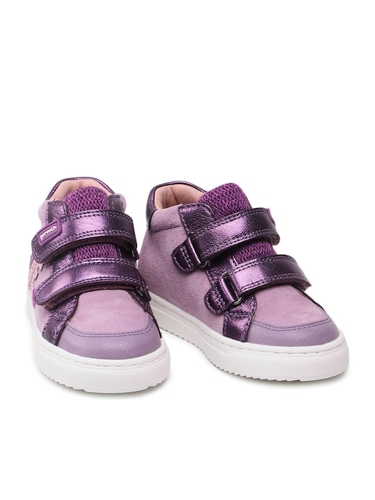 Kids Sneakers High Anatomic with Scratch Purple