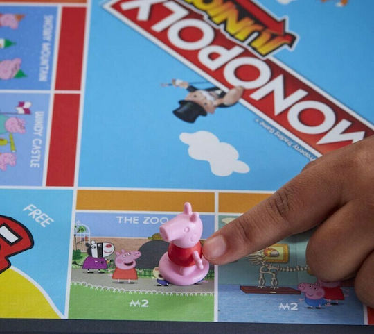 Επιτραπέζιο Παιχνίδι Monopoly Junior Peppa Pig για 2-4 Παίκτες 5+ Ετών Hasbro