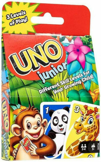 Επιτραπέζιο Παιχνίδι UNO Junior για 2-4 Παίκτες 3+ Ετών Mattel