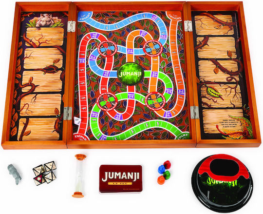 Επιτραπέζιο Παιχνίδι Jumanji για 2-4 Παίκτες 5+ Ετών Spin Master