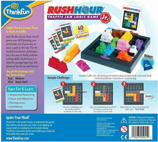 Board Game Rush Hour for 1 Player 6+ Years Old (EN) Think Fun