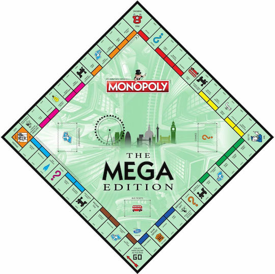 Επιτραπέζιο Παιχνίδι Monopoly: The Mega Edition για 2-8 Παίκτες 8+ Ετών (EN) Winning Moves