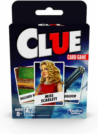Επιτραπέζιο Παιχνίδι Clue Card Game για 3-4 Παίκτες 8+ Ετών Hasbro