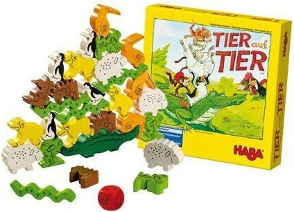 Board Game Η Πυραμίδα των Ζώων for 2-4 Players 4+ Years Old (EN) Haba